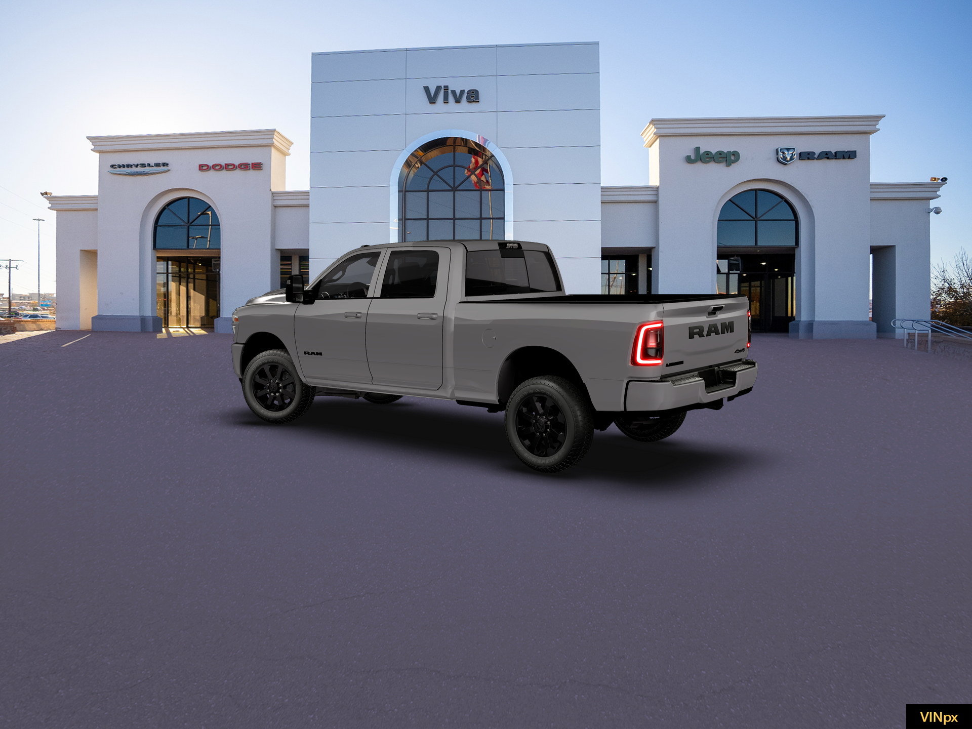 New 2026 Ceramic Gray Clear-Coat Exterior Paint RAM LARAMIE image 16