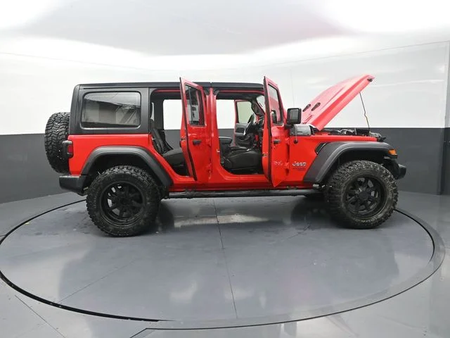 Used 2018 Red Jeep Unlimited Sport image 45