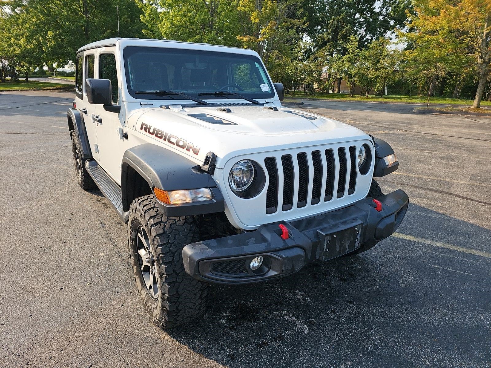 Used 2020 Bright White Clearcoat Jeep Rubicon image 7