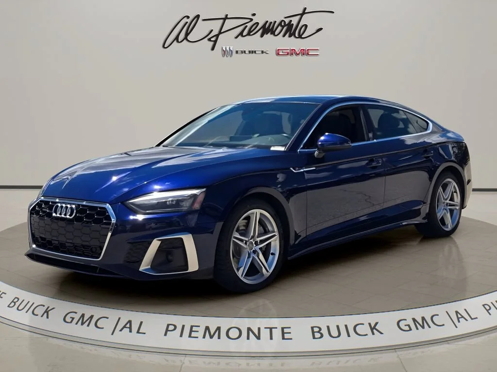 Used 2021 Blue Audi Premium 45 TFSI quattro S tronic image 3