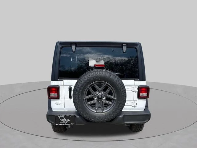 New 2026 Bright White Clear-Coat Exterior Paint Jeep Sport S image 5