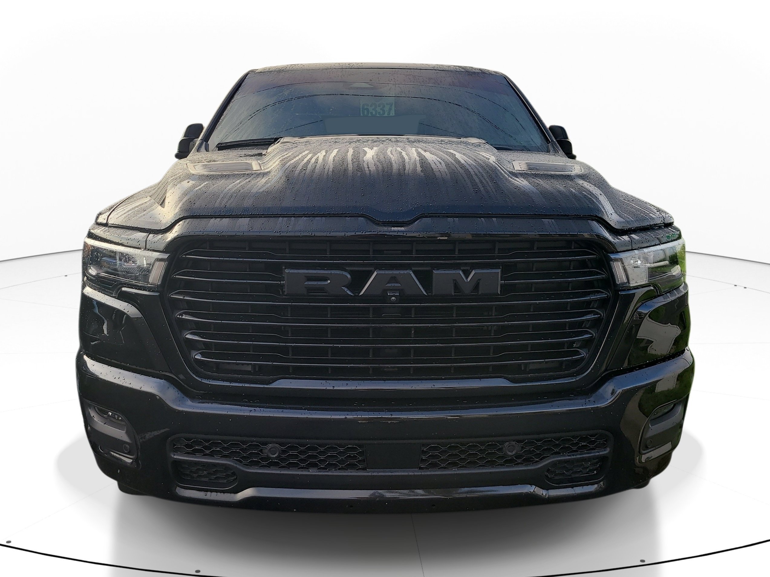 Used 2025 Diamond Black Crystal Pearlcoat Ram Laramie image 2