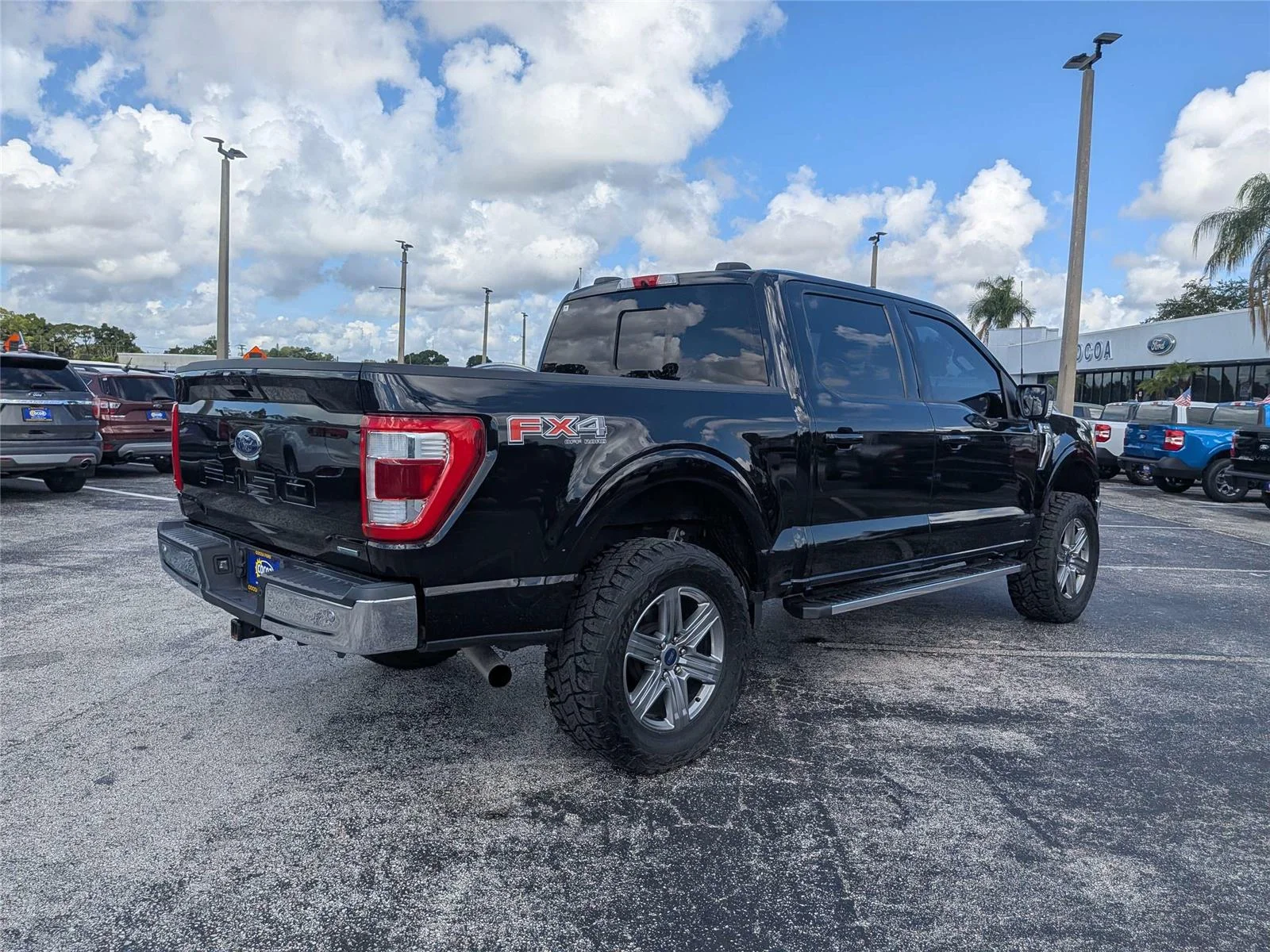 Certified Used 2022 Black Ford Lariat image 3