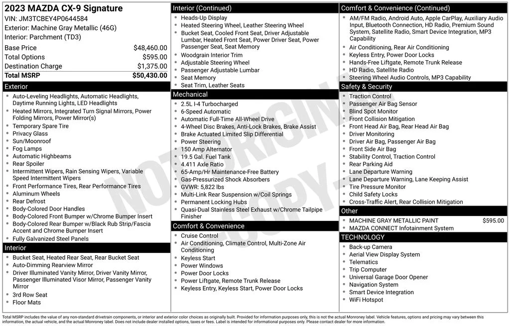 Used 2023 Gray Mazda Signature image 31
