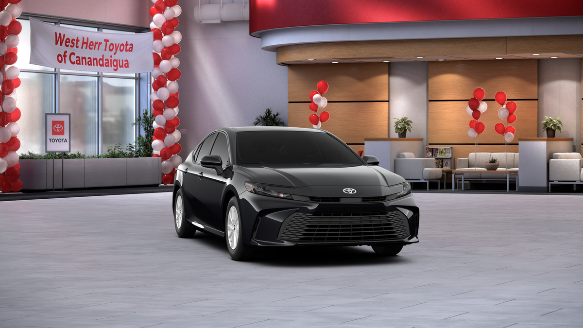 New 2026 Midnight Black Metallic Toyota LE image 24