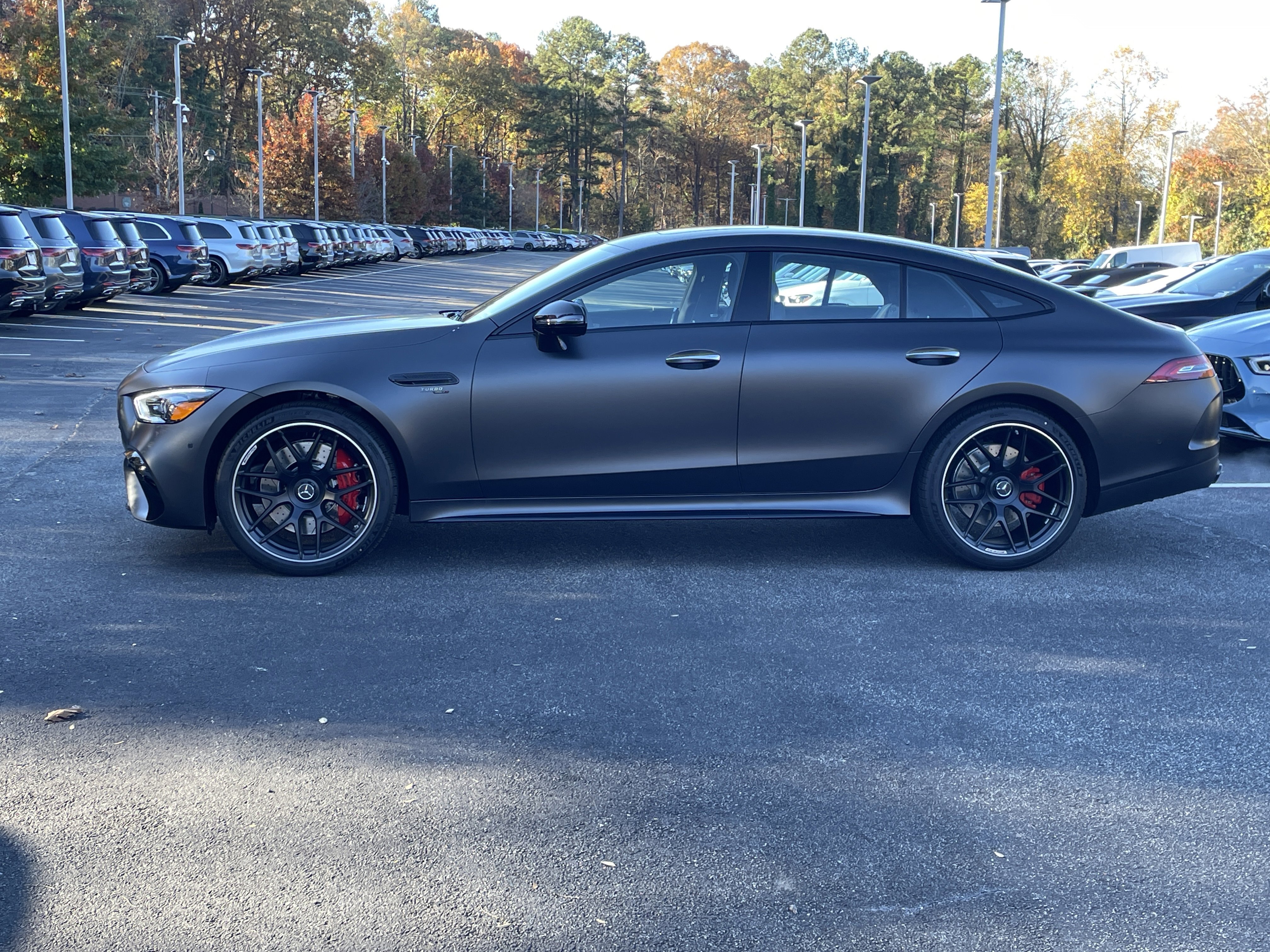 New 2026 MANUFAKTUR Graphite Grey Magno Mercedes-Benz AMG® GT 53 4-Door Coupe image 14