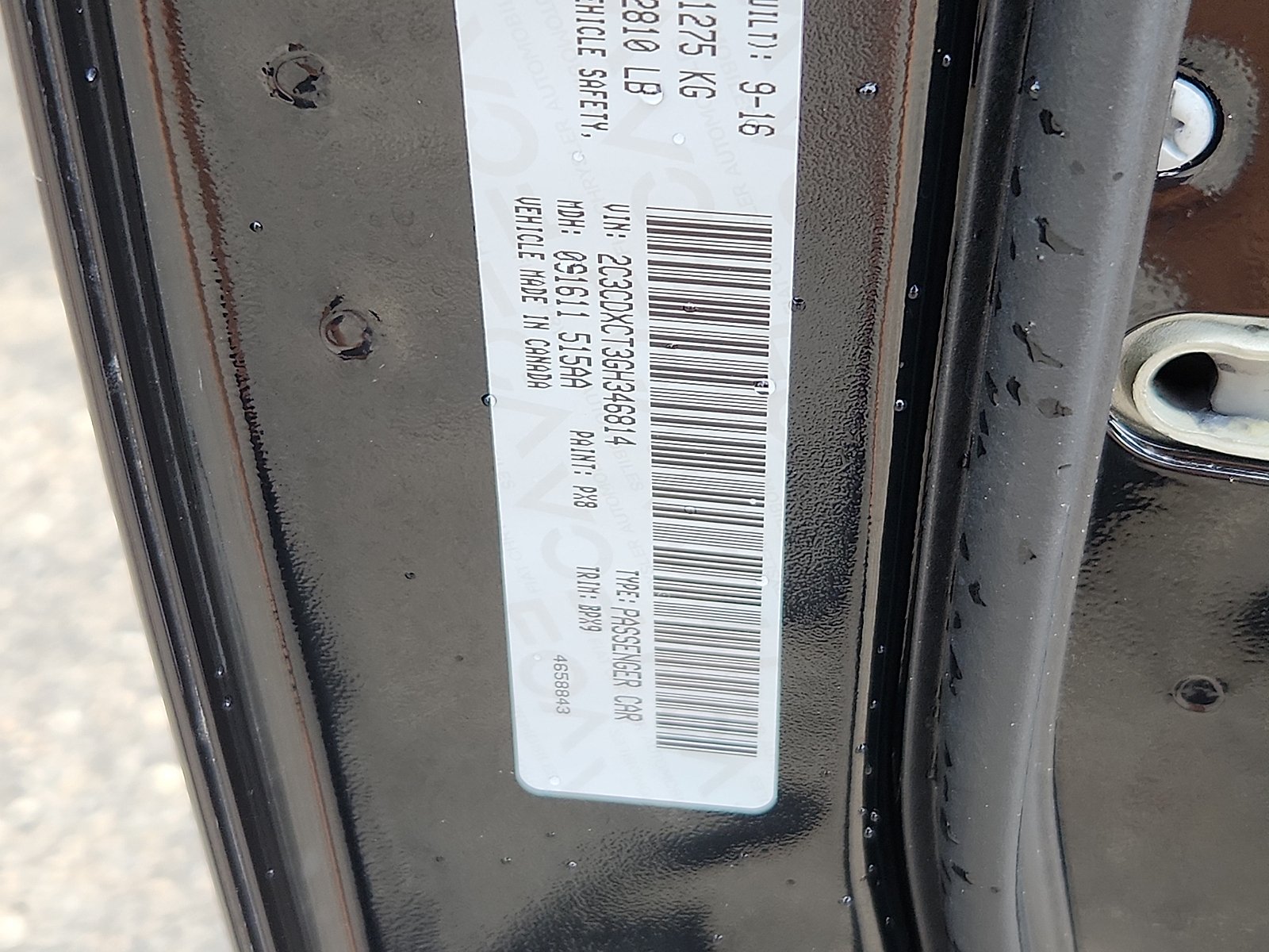 Certified Used 2016 Pitch Black Clearcoat - PX8 Dodge R/T image 26