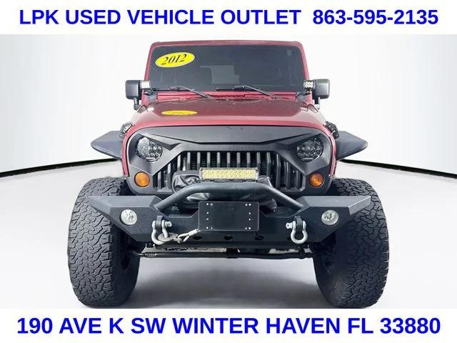 Used 2012 Jeep Wrangler Sport with VIN 1C4AJWAG7CL108098 for sale in Winter Haven, FL