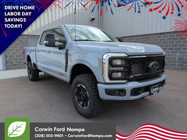 New 2026 Glacier Gray Metallic TriCoat Ford Lariat image 1