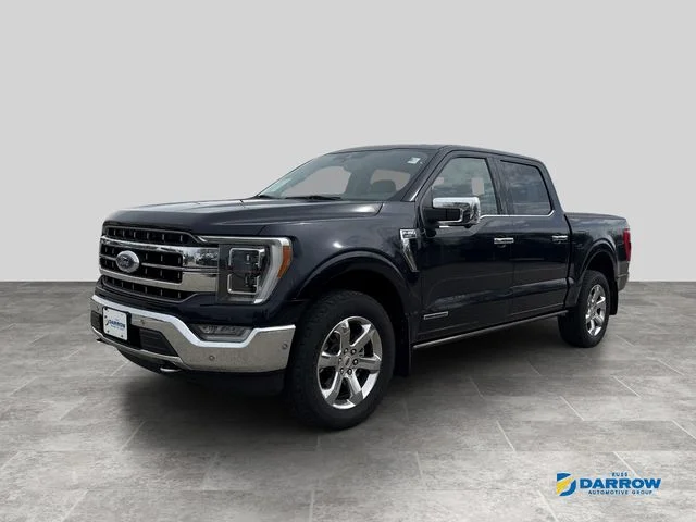 Certified Used 2021 Blue Ford Lariat image 1
