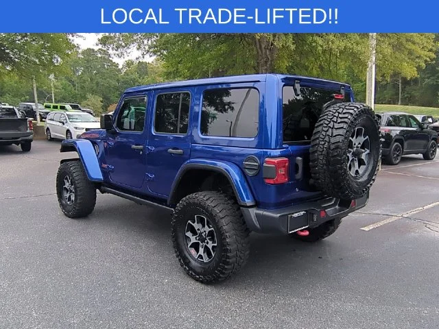 Used 2019 Blue Jeep Unlimited Rubicon image 3