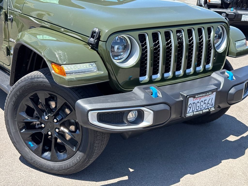 Used 2023 Green Jeep Sahara 4xe image 6