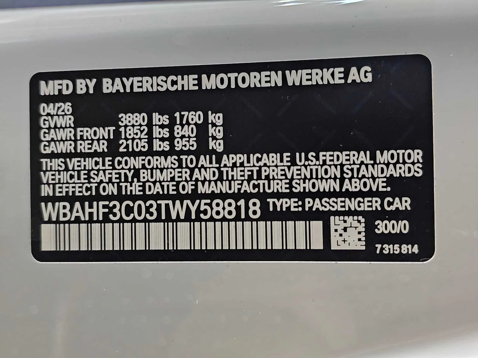 New 2026 Alpine White BMW sDrive30i image 31