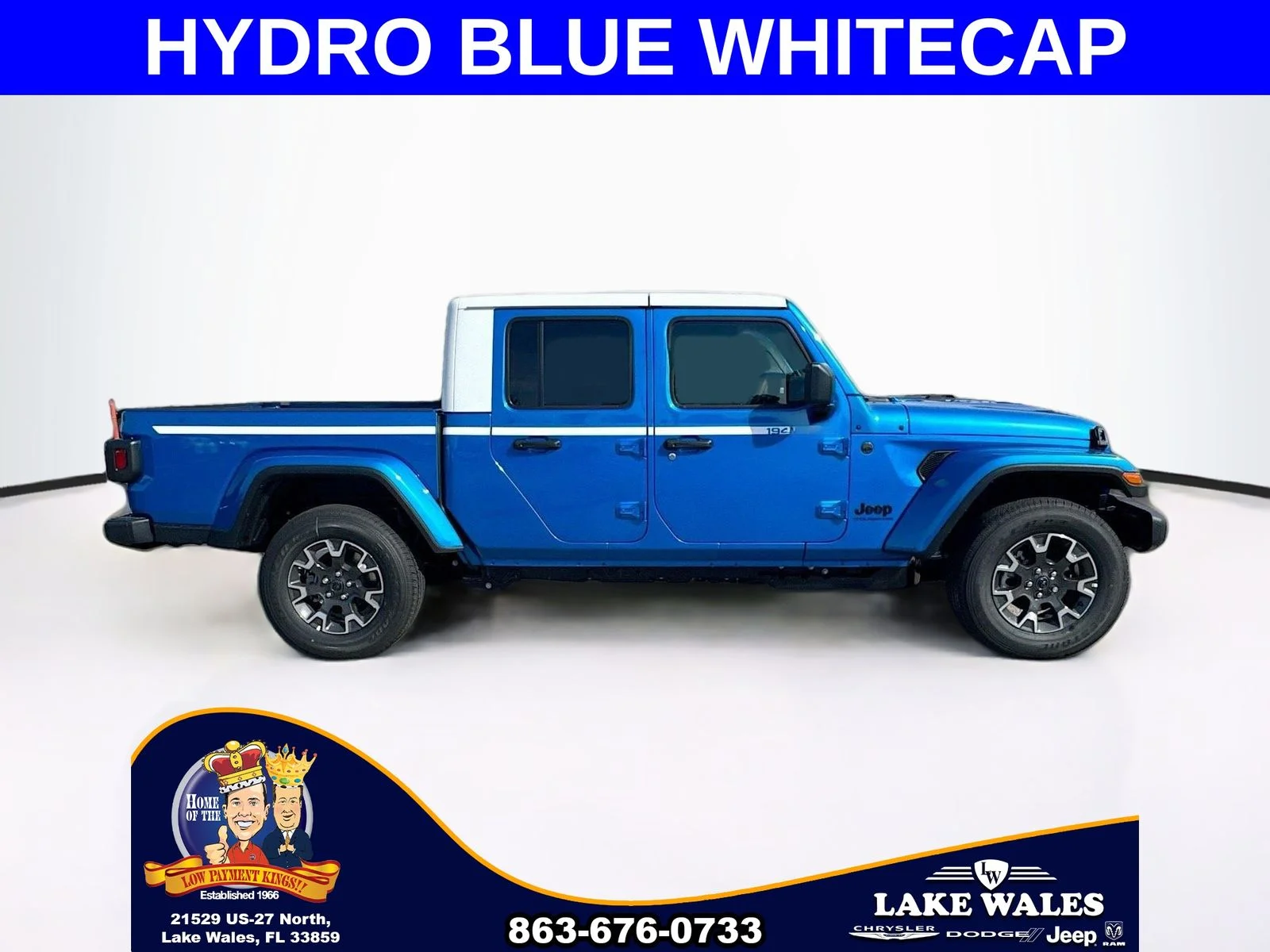New 2026 Hydro Blue Pearl-Coat Exterior Paint Jeep  image 7