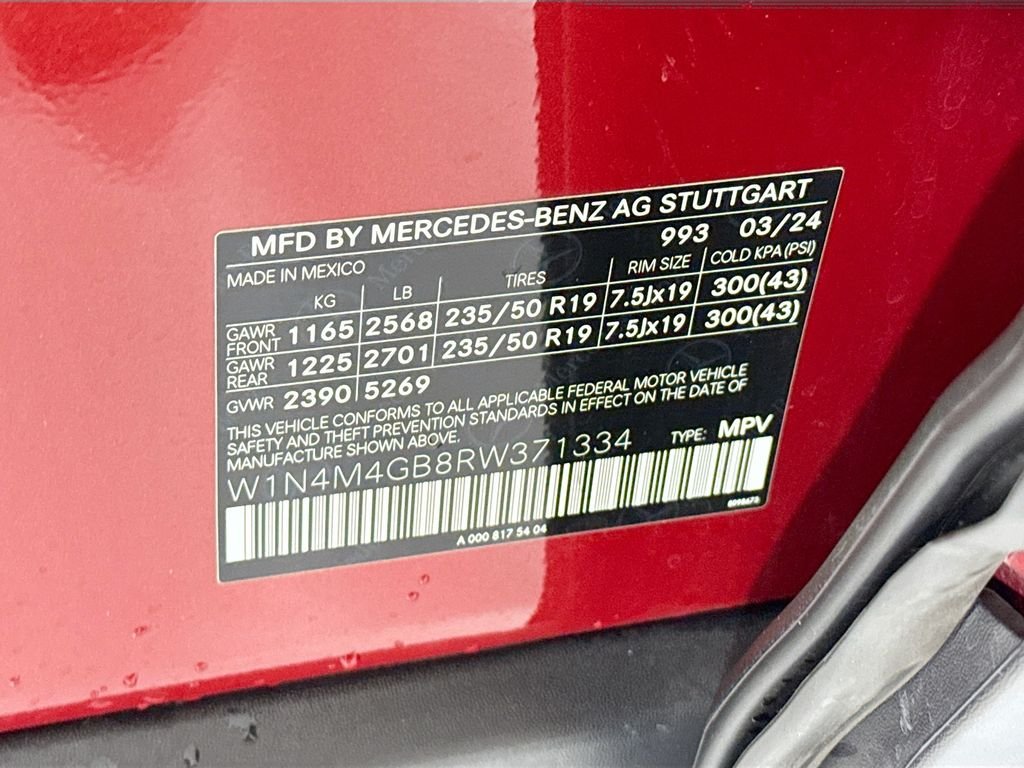 Certified Used 2024 MANUFAKTUR Patagonia Red Metallic Mercedes-Benz GLB 250 image 36