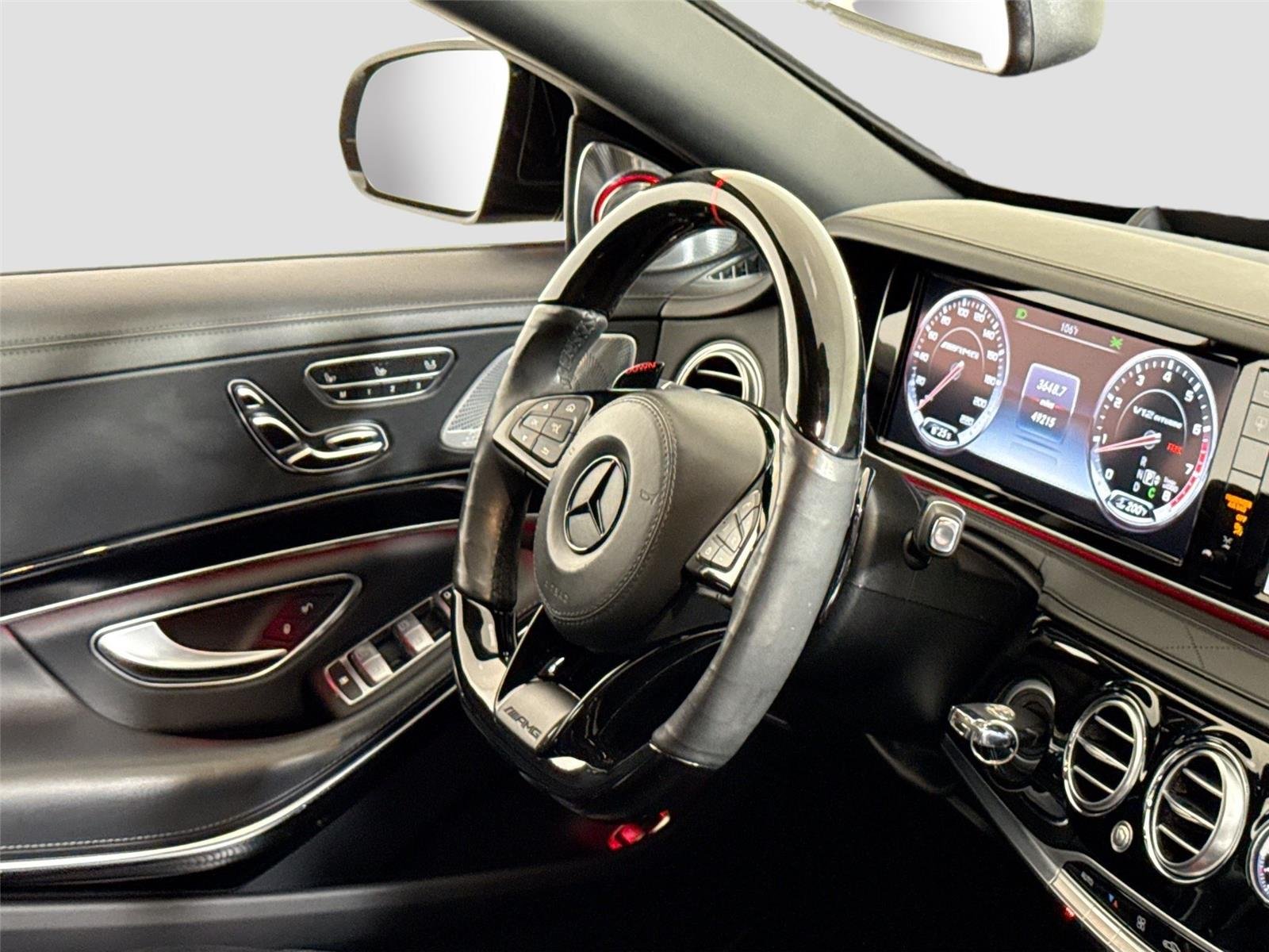 Used 2015 Obsidian Black Metallic Mercedes-Benz S 65 AMG® | Rear TVs | RennTech Upgrades image 35