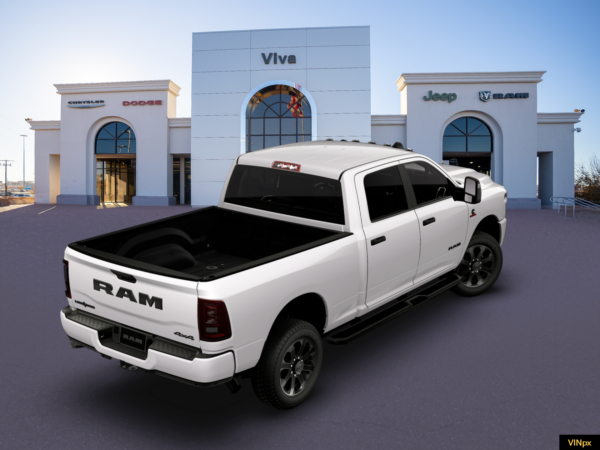 New 2026 Bright White Clear-Coat Exterior Paint RAM Big Horn image 19
