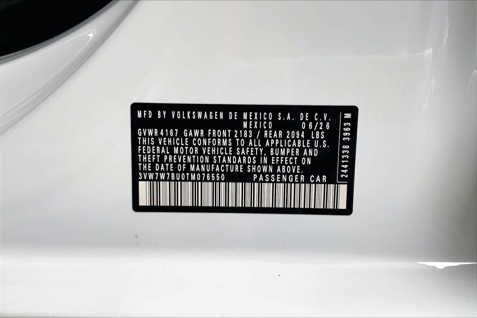 New 2026 Opal White Pearl Volkswagen SE image 21
