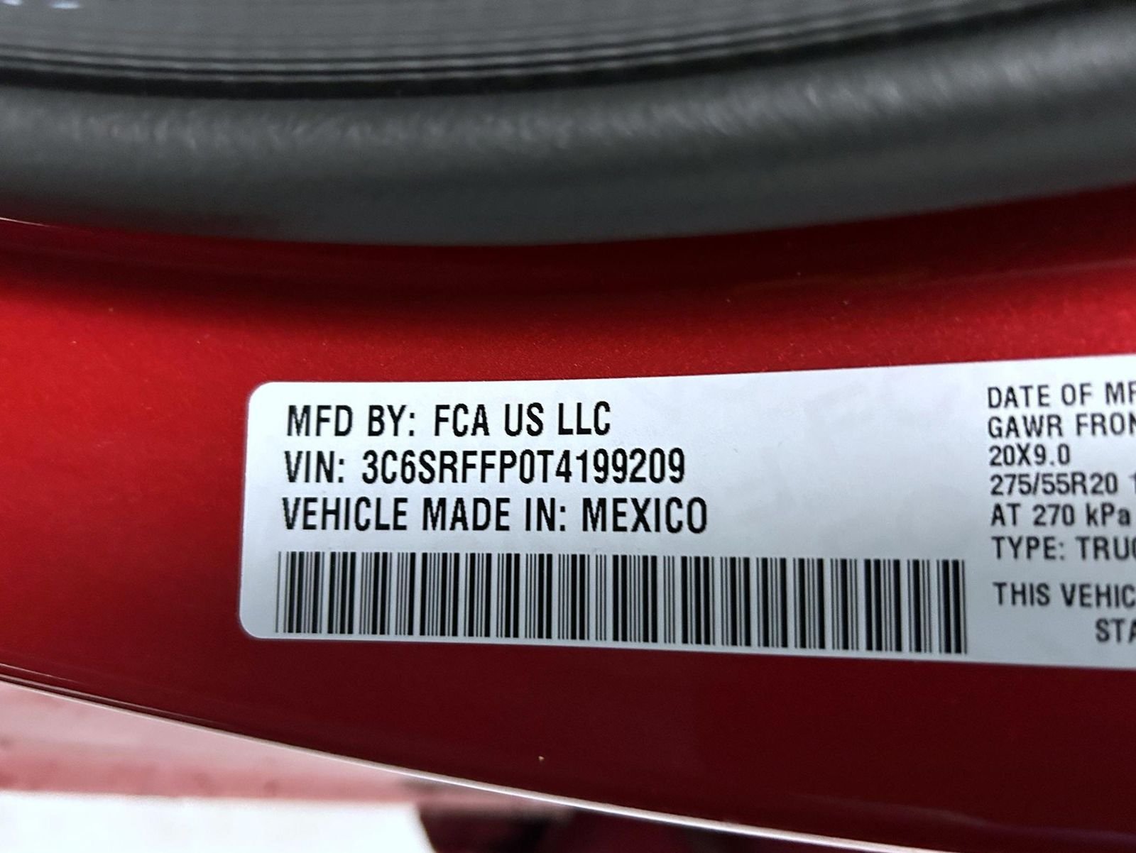 New 2026 Molten Red Pearlcoat RAM Big Horn/Lone Star image 25