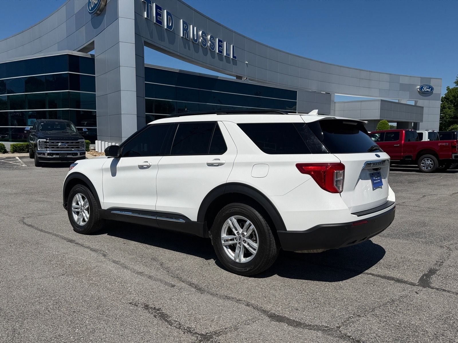 Certified Used 2023 White Metallic Ford XLT image 8