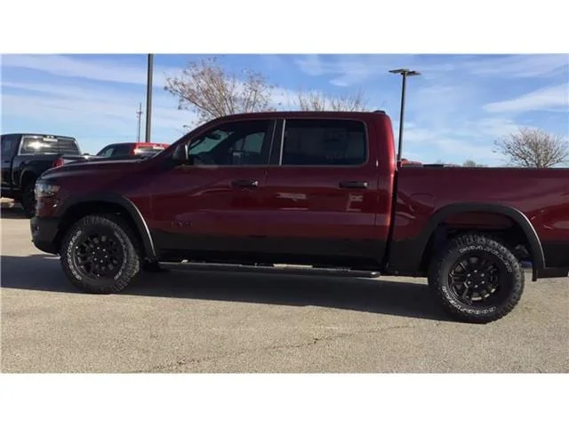 New 2026 Delmonico Red Pearl-Coat  Paint Ram REBEL CREW CAB 4X4 5