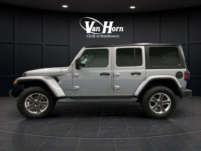 Used 2020 Billet Silver Metallic Jeep Unlimited Sahara image 4