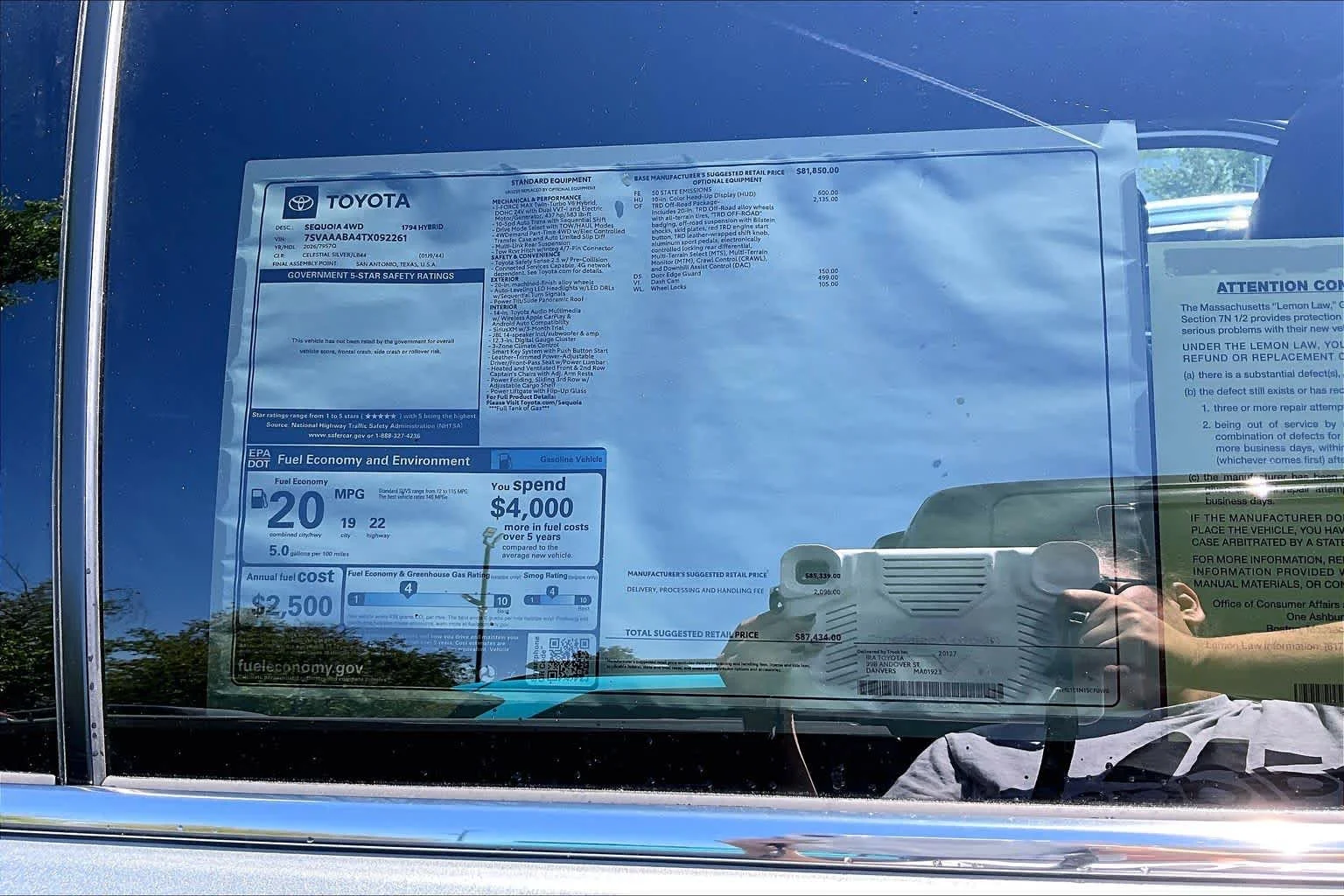 New 2026 Celestial Silver Metallic Toyota 1794 Edition image 21