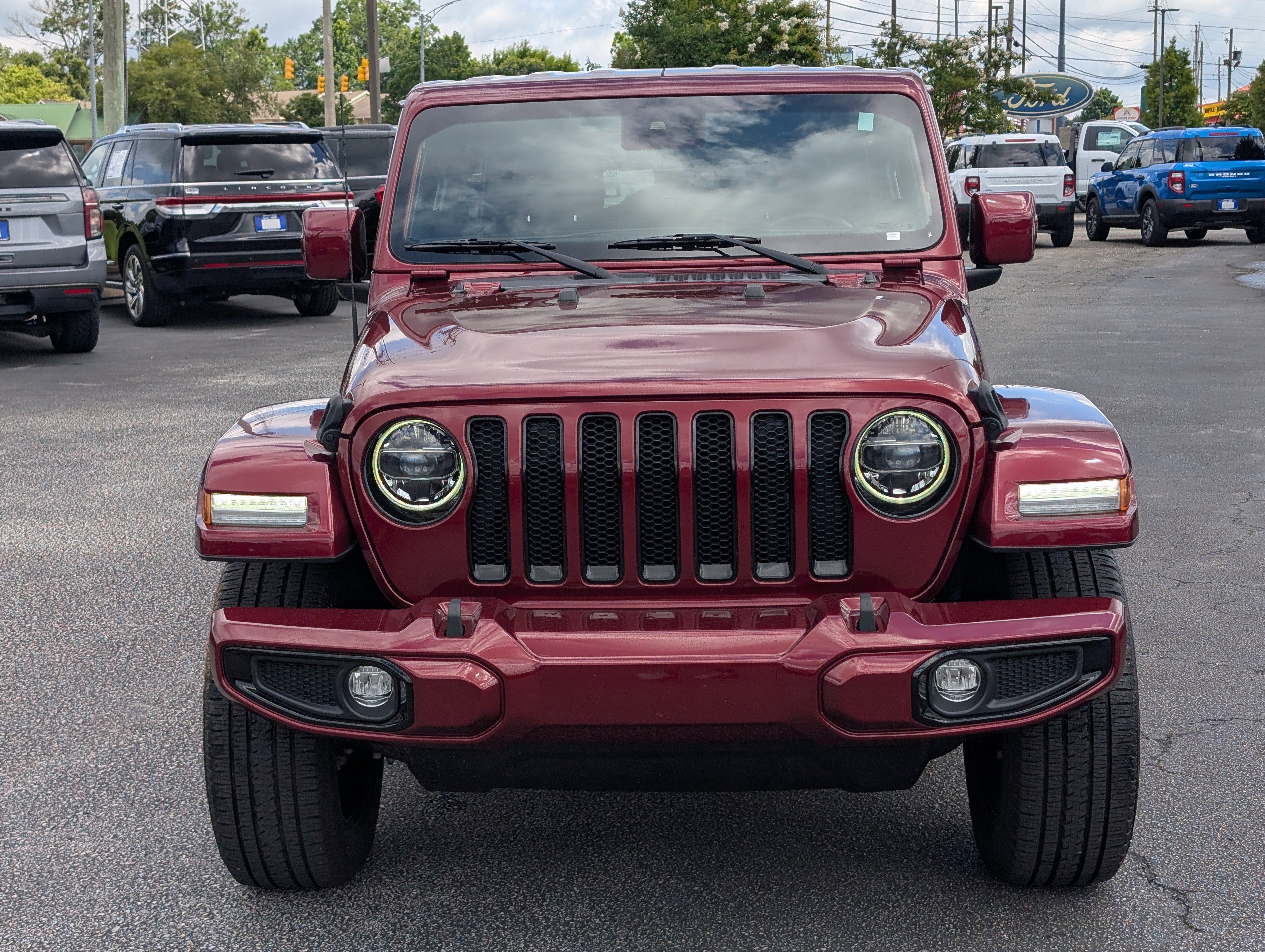 Certified Used 2021 Snazzberry Pearlcoat Jeep Unlimited Sahara High Altitude image 3