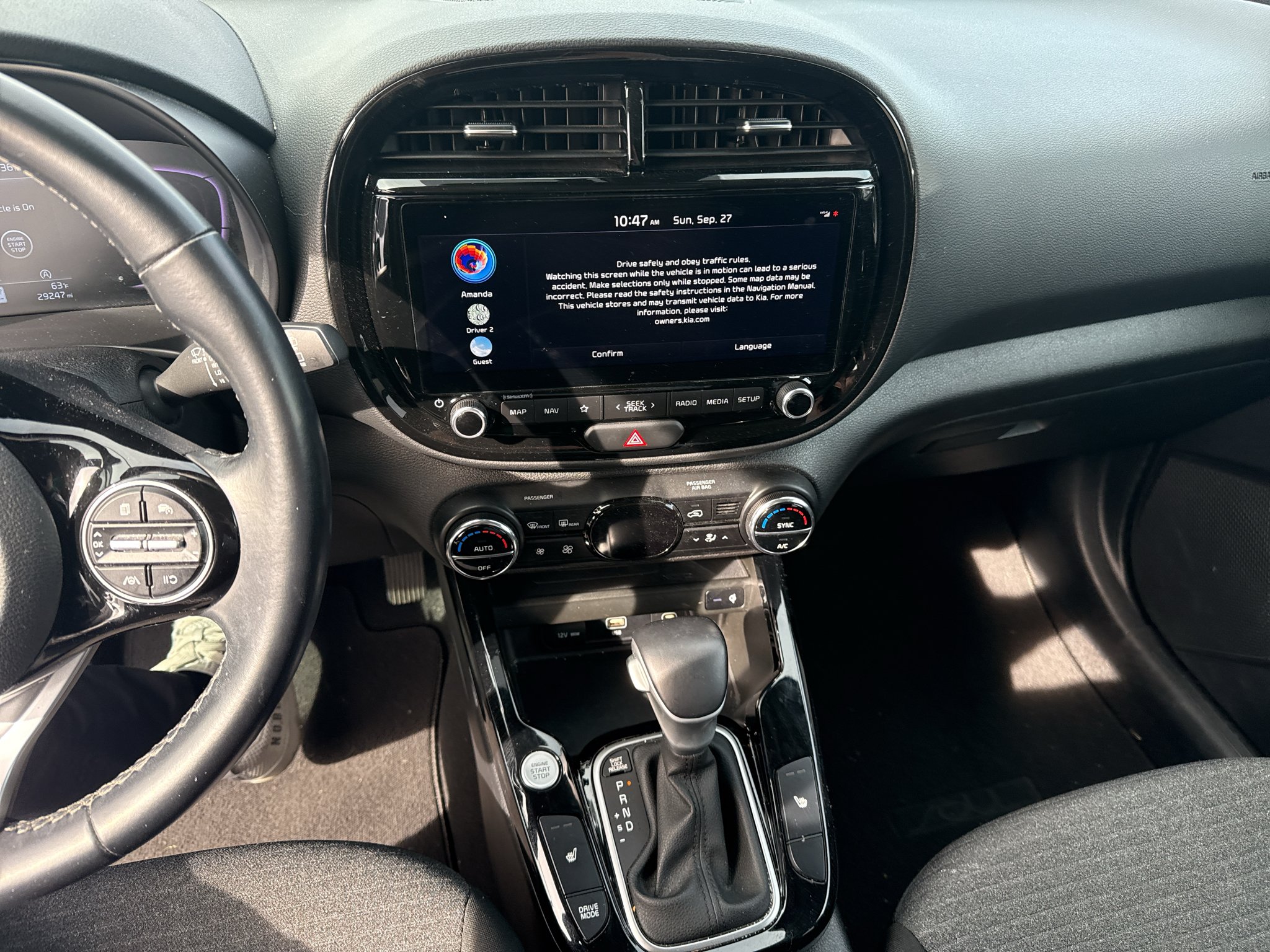 Used 2023 Snow White Pearl Kia EX image 2