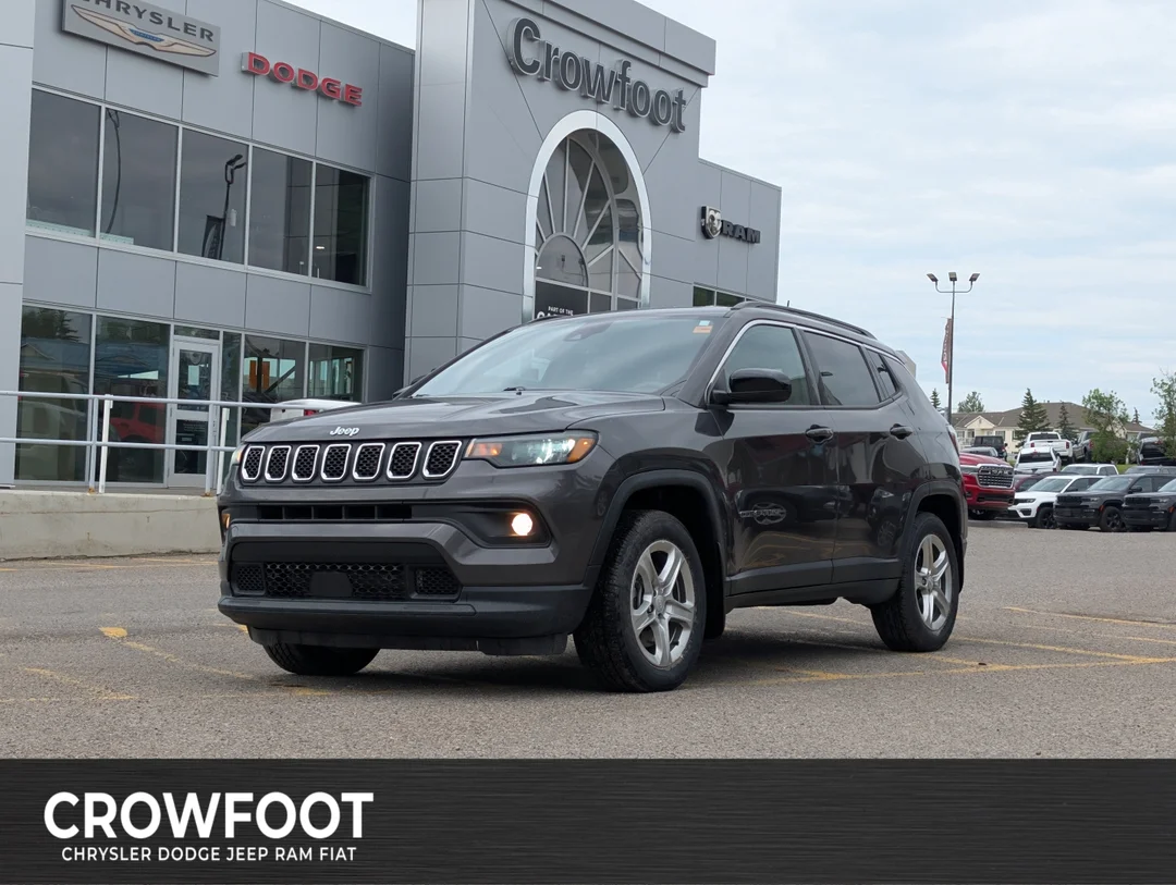 Used 2023 Grey Jeep North - - 4x4 - Blind Spot Monitor - Forward Collision Warning - Lane Keep Assist & More! image 1