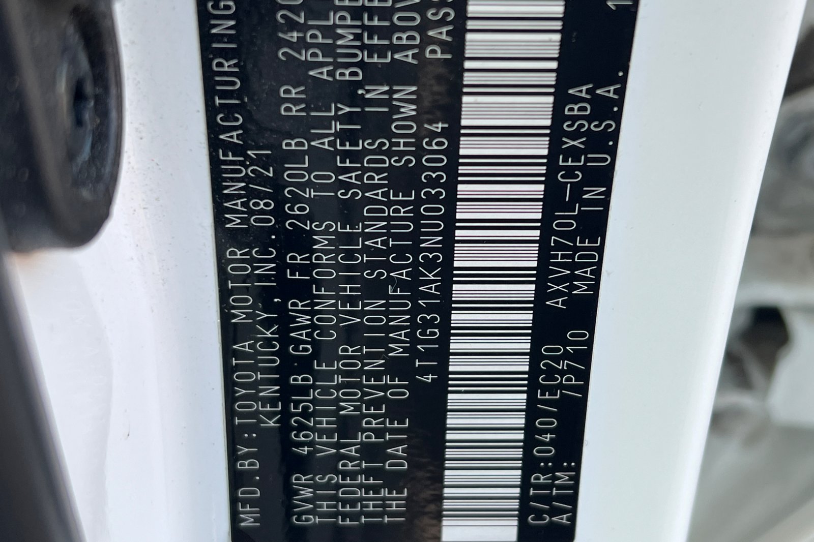 Certified Used 2022 White Toyota Hybrid SE image 27