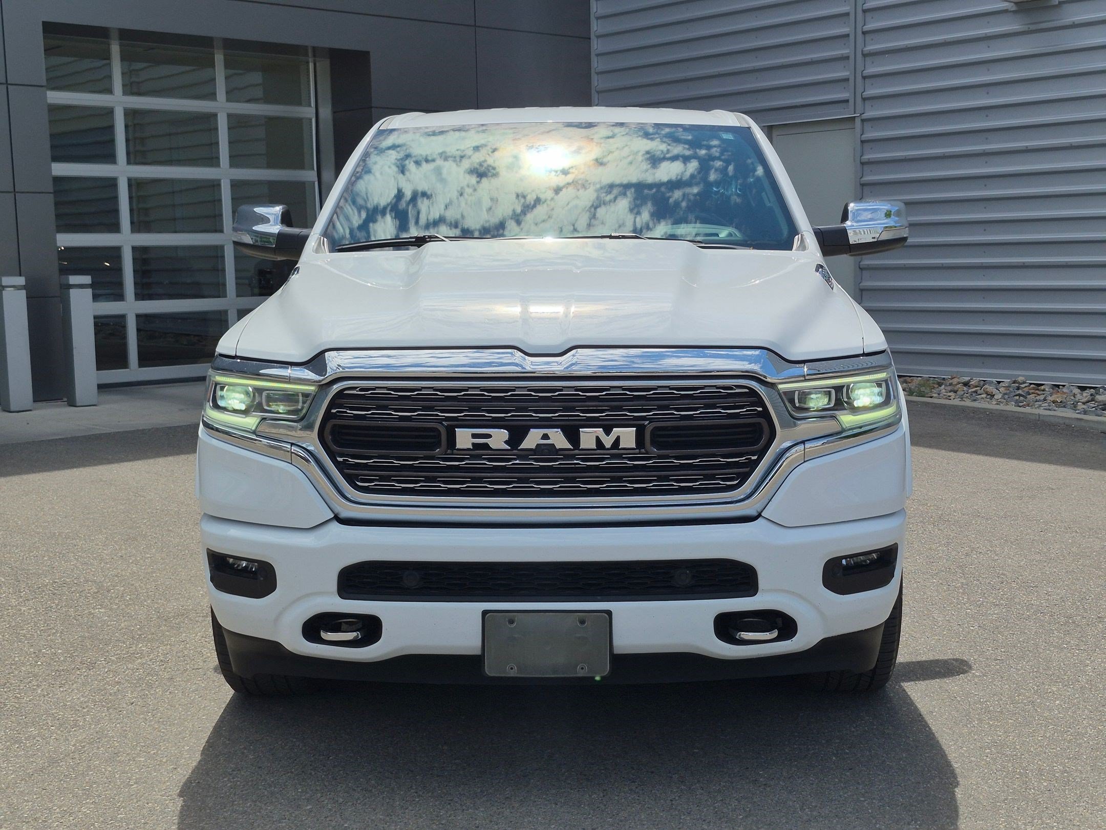 Used 2021 Bright White Clearcoat Ram Limited image 9