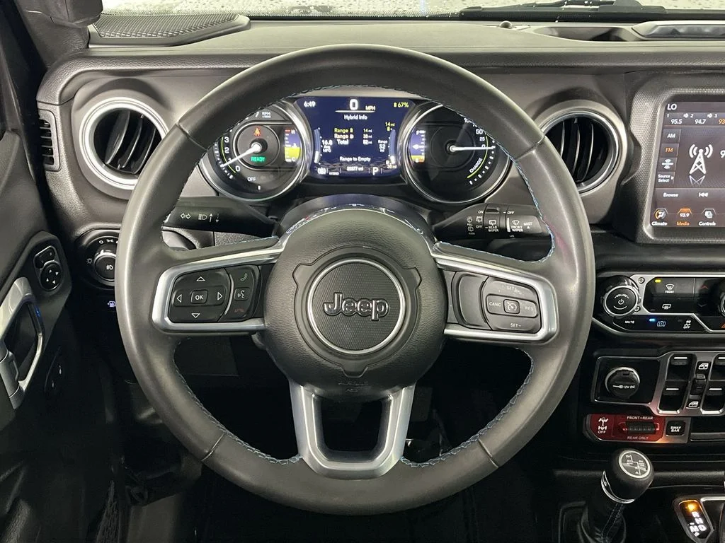 Used 2023 Gray Jeep Rubicon 4xe image 14
