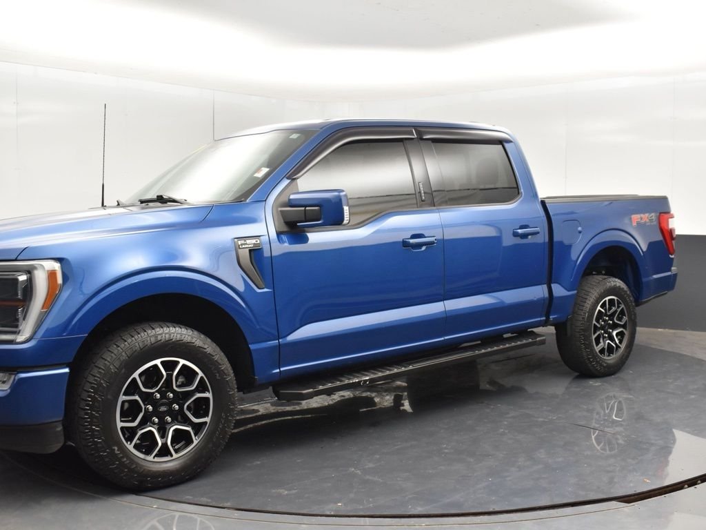 Used 2022 Blue Ford Lariat image 14