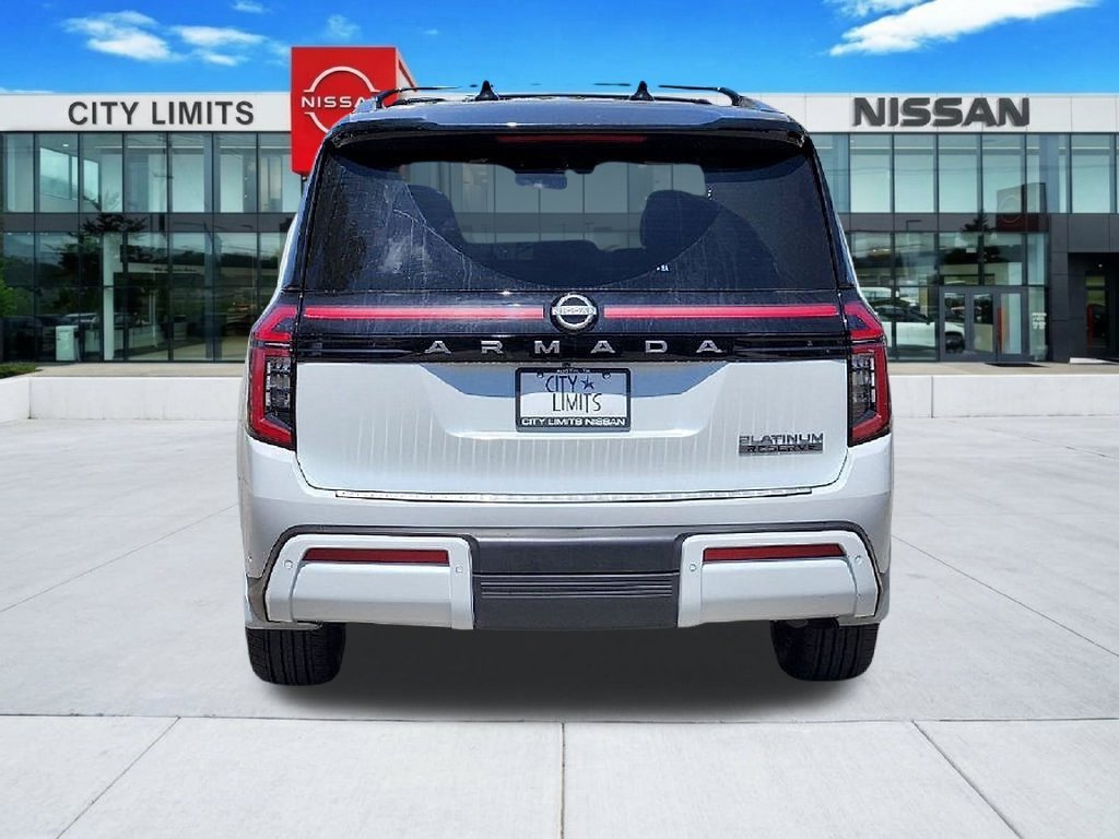 New 2026 Everest White TriCoat / Super Black Two-tone Nissan Platinum Reserve image 9