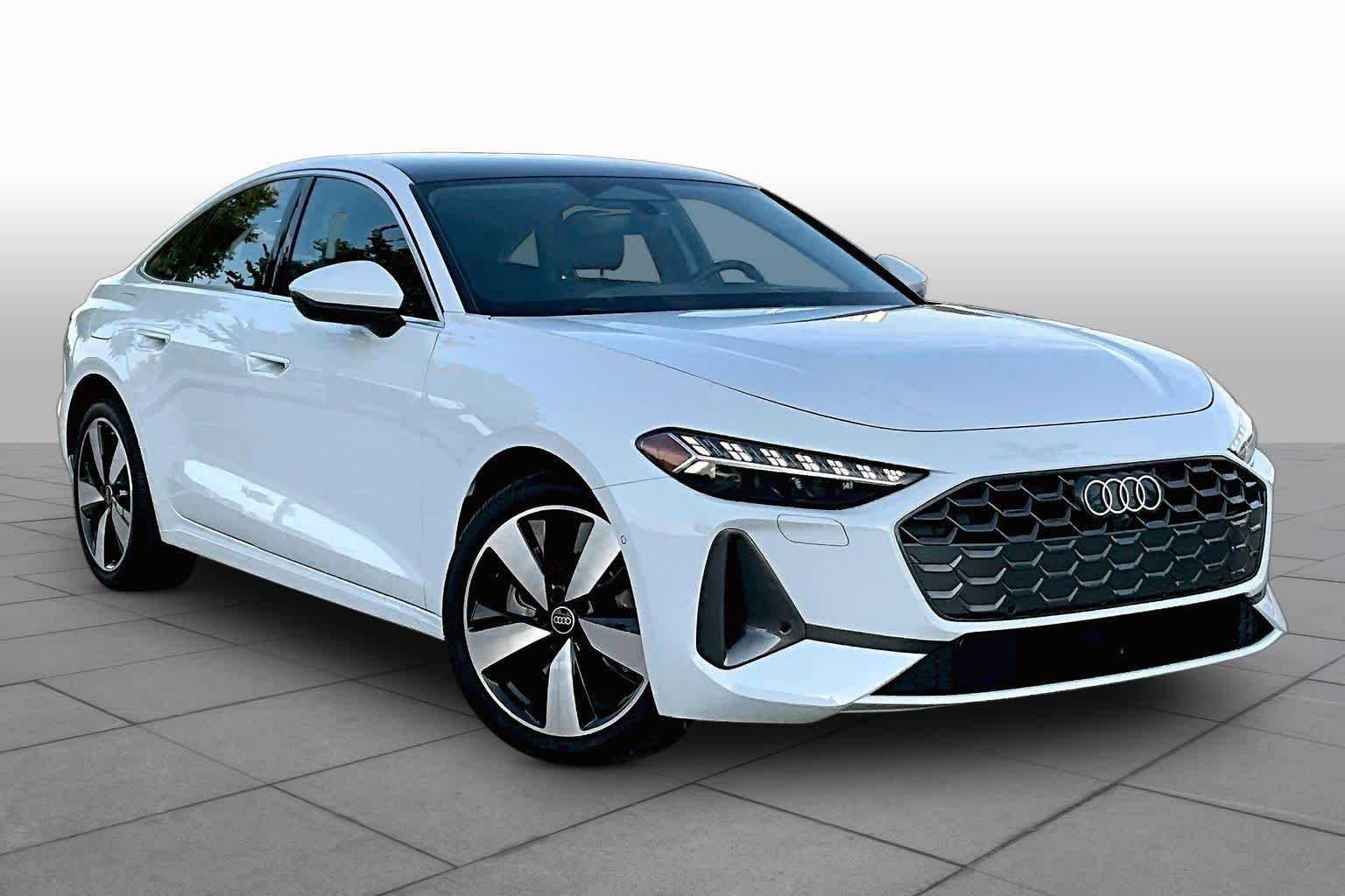 Used 2025 Glacier White Metallic Audi Premium Plus image 3