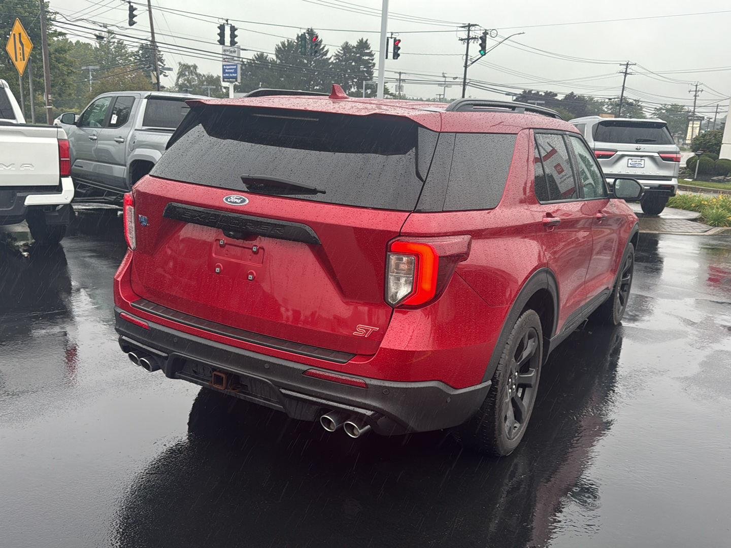 Used 2020 Rapid Red Metallic Tinted Clearcoat Ford ST image 6