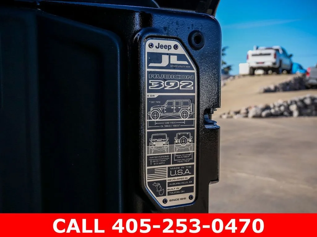 Used 2023 Black Jeep 4-Door Rubicon 392 4x4 image 15