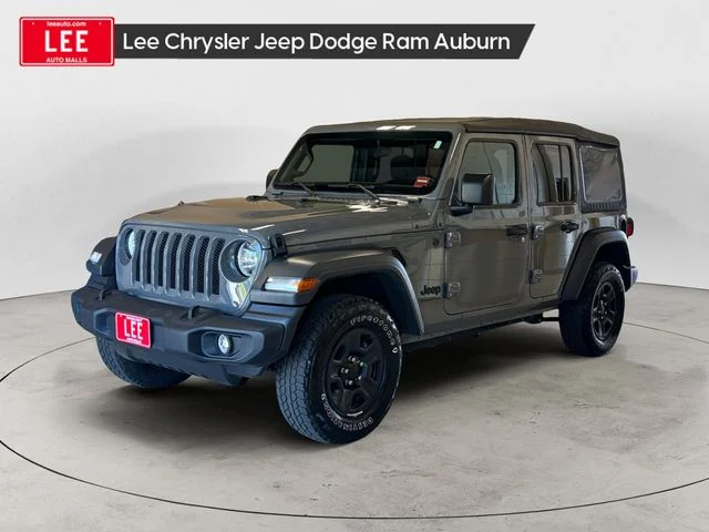 Used 2023 Gray Jeep Sport image 1