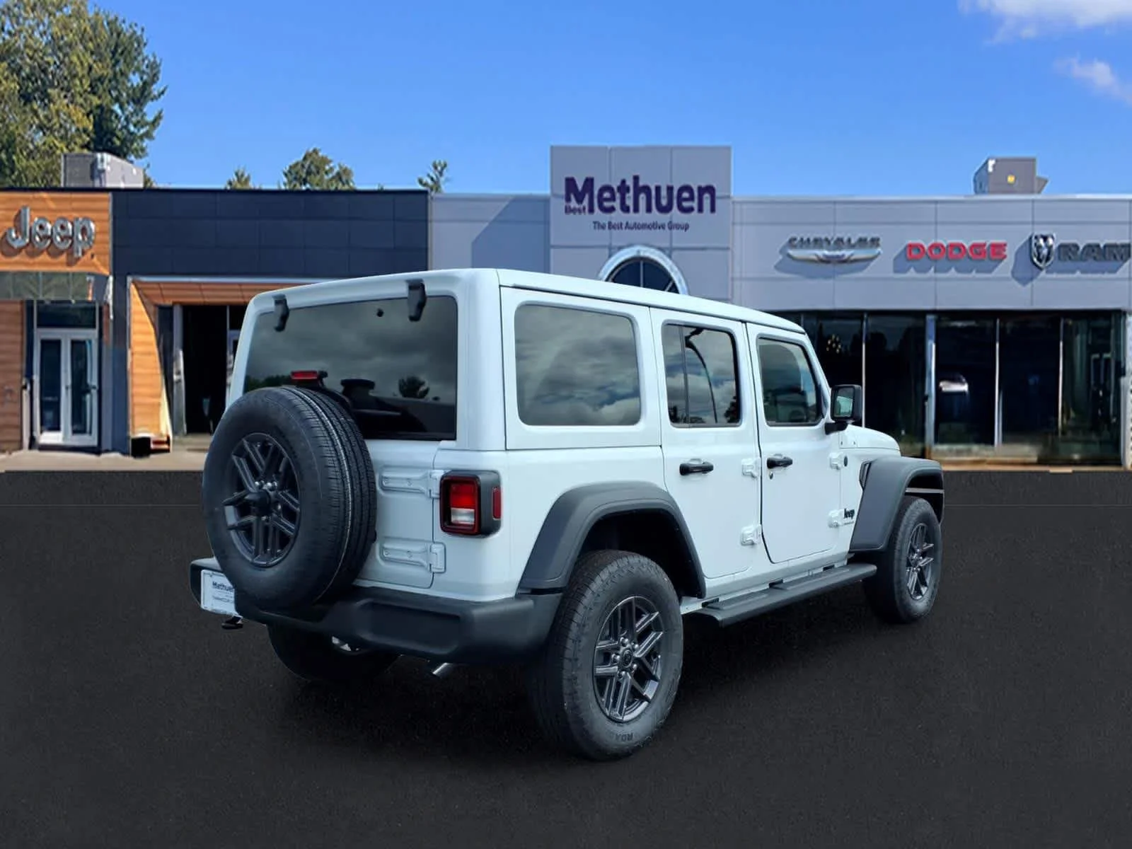 New 2026 Bright White Clearcoat Jeep Sport S image 7