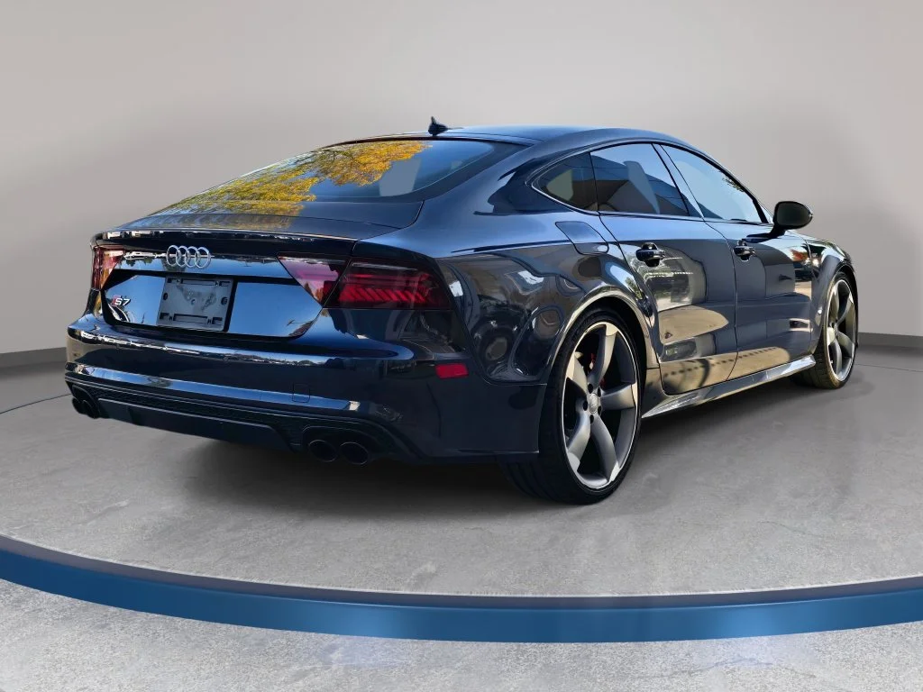 Used 2017 Blue Audi 4.0T Prestige image 6