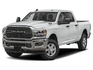 Used 2024 White RAM Big Horn 4x4 Crew Cab 6.3 ft. box 149 in. WB image 1