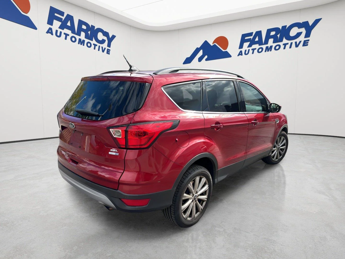 Used 2019 Ruby Red Metallic Tinted Clearcoat Ford SEL image 5