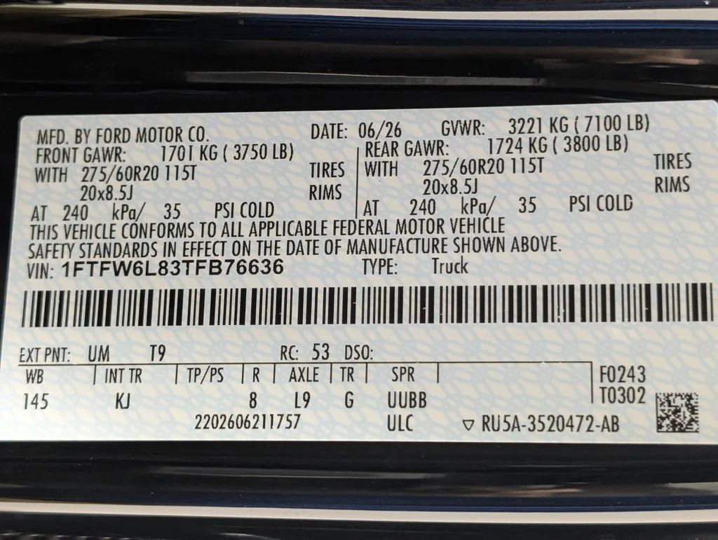 New 2026 Agate Black Metallic Ford King Ranch® image 32