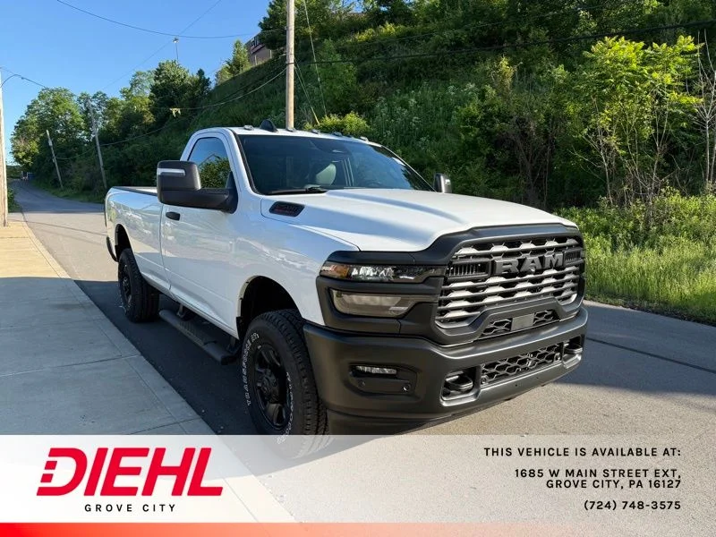 New 2026 Bright White Clear-Coat Exterior Paint RAM Tradesman image 1