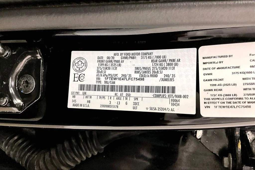 Used 2020 Black Ford Lariat image 20