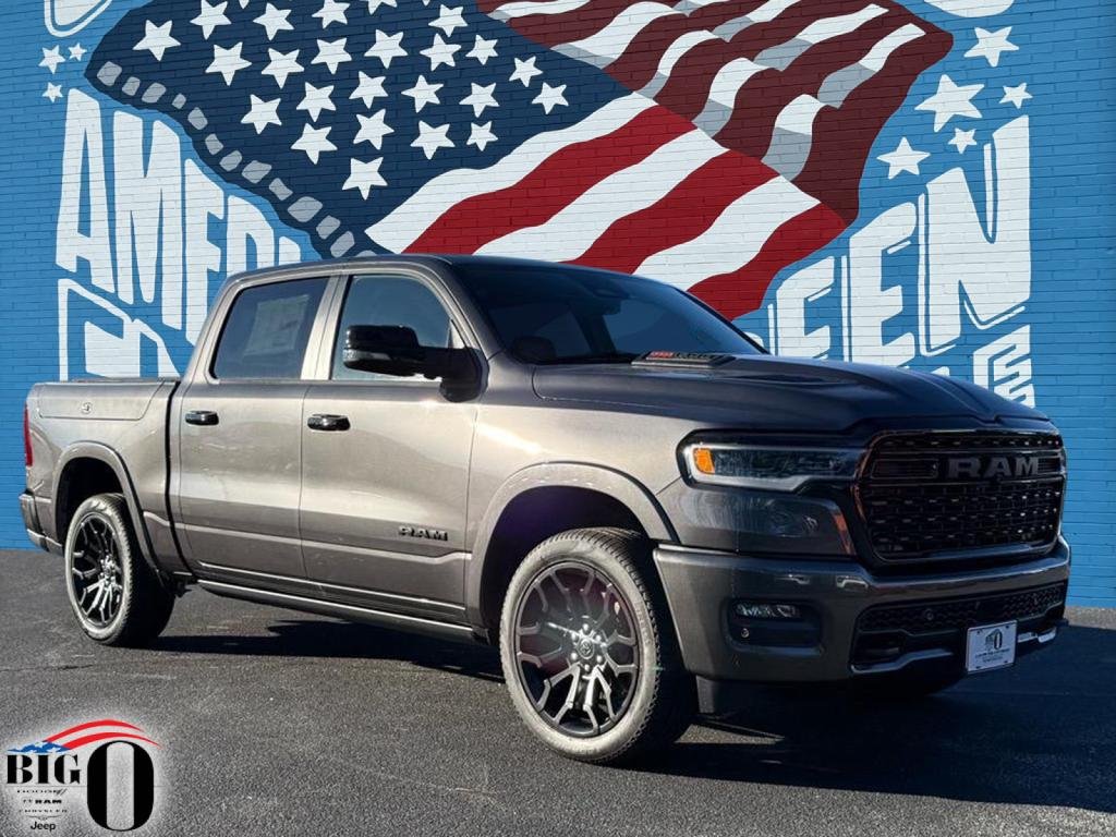 New 2026 Granite Crystal Metallic Clear-Coat Exterior Paint RAM Limited Crew Cab 4x4 5