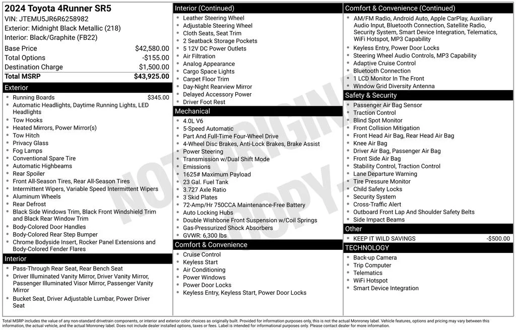 Used 2024 Black Toyota SR5 image 17