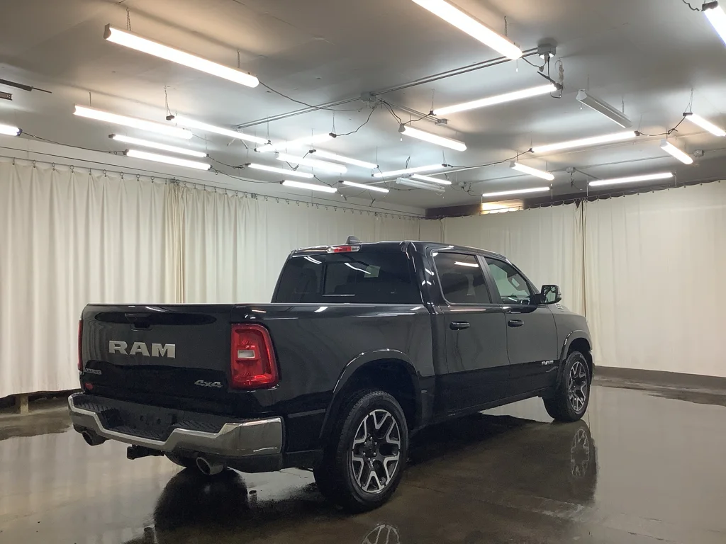 Used 2025 Diamond Black Crystal Pearlcoat Ram Laramie image 5