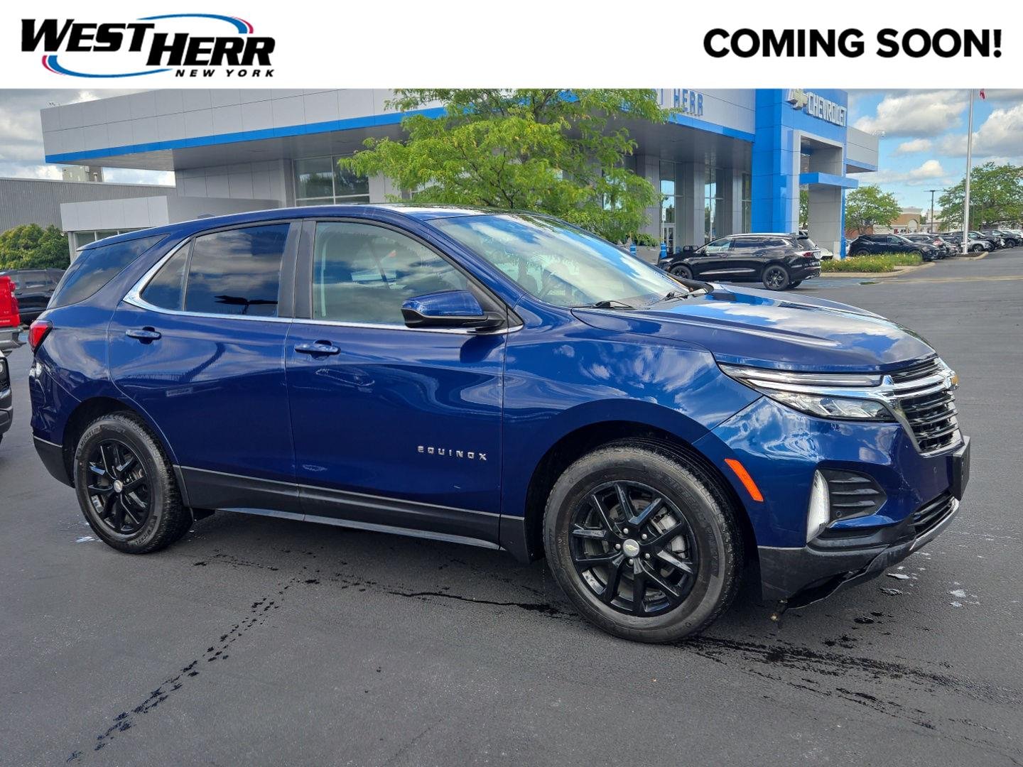Used 2022 Blue Glow Metallic Chevrolet LT image 1